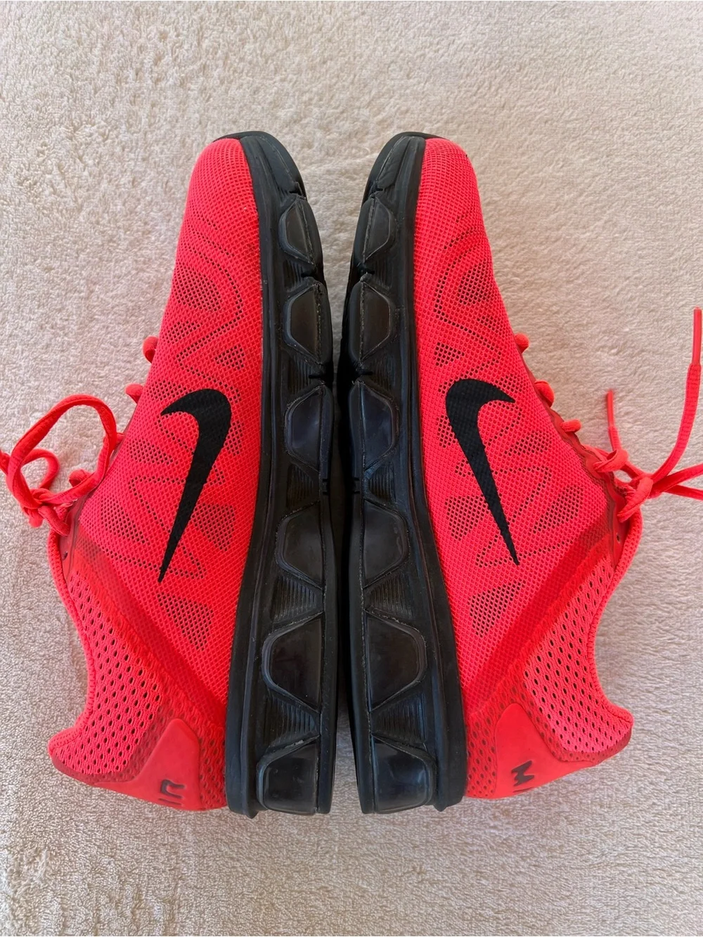 NIKE AIR MAX TAILWIND RUNNING SNEAKERS SIZE 8.5 BRIGHT ORANGE PINK